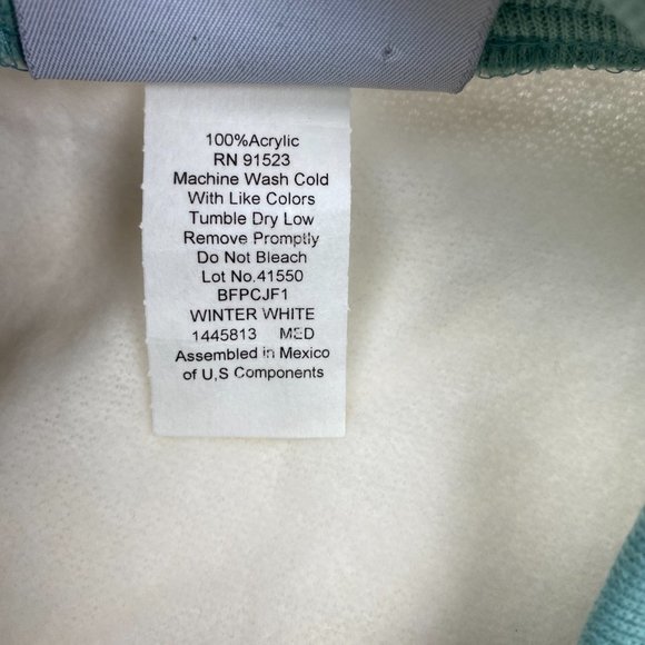 Vintage NWOT Grandma Sweatshirt Cardigan Women's Medium Acrylic Leaves Autumn - Picture 4 of 7